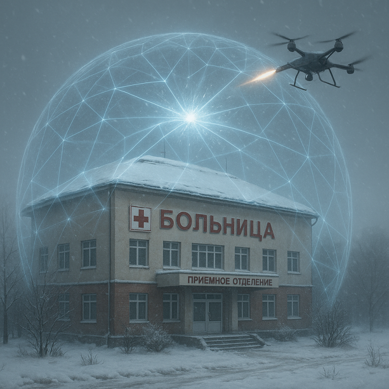 Защита медицинских учреждений (больниц) от беспилотников/БПЛА в Минск