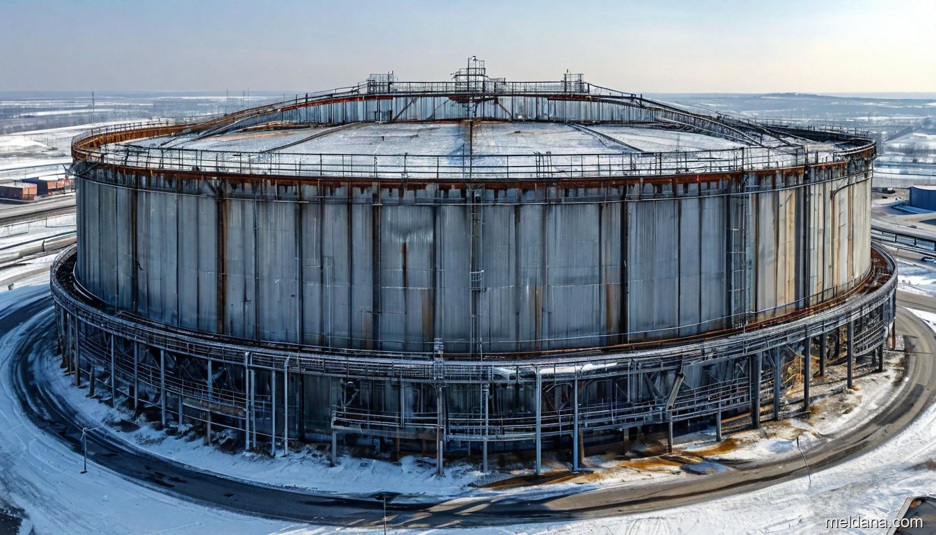 Антидроновая защита резервуара РВС-50000 Минск — ЗОК ЗАСЛОН по СП 542