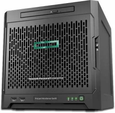 Сервер HPE ProLiant MicroServer Gen10 1xX3216 1x8Gb x4 3.5" SATA 1G 2P 1x200W 2xDisplayPort (873830-421) 