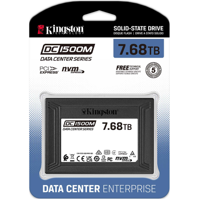 Серверный накопитель SSD 7680GB Kingston DC1500M (SEDC1500M/7680G)  